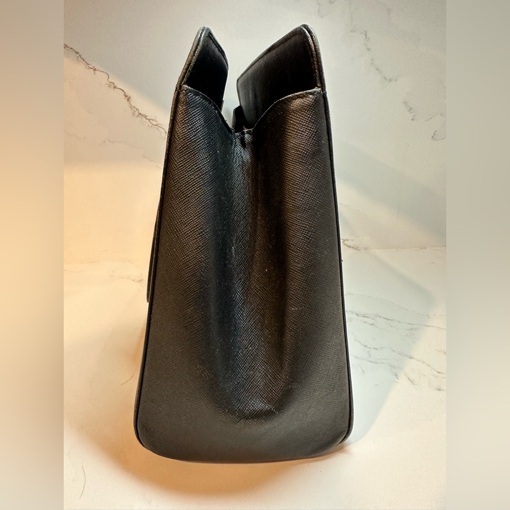Burberry Black Leather Tote Handbag - Picture 5 of 8